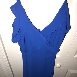 Royal blue cocktail dress